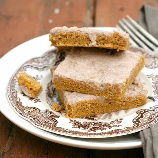 Pumpkin Cookie Bars