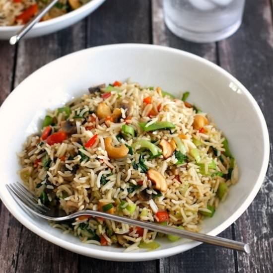 Stir Fried Rice with Vegetables