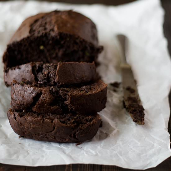 Healthy Chocolate Zucchini Bread