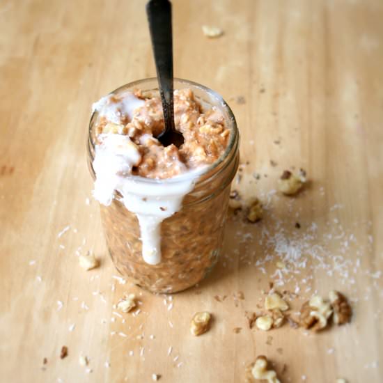 Carrot Cake Overnight Oats