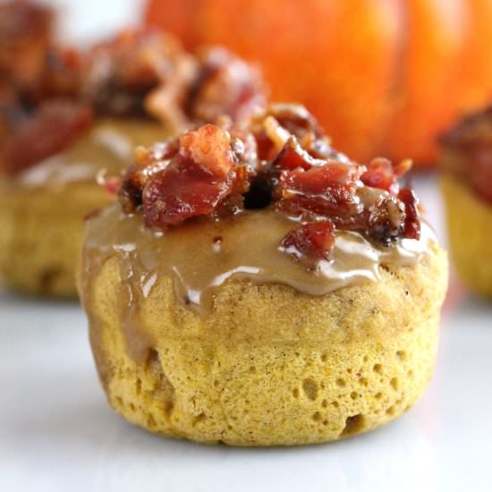 Baked Maple Bacon Pumpkin Donut