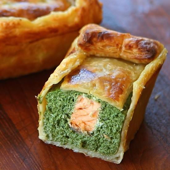 Puff Pastry Salmon Cakes
