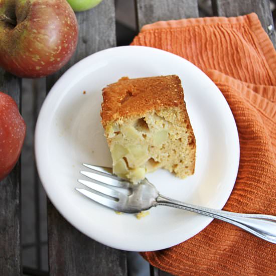 Easy Brown Butter Apple Cake