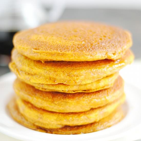 Pumpkin Cornmeal Pancakes