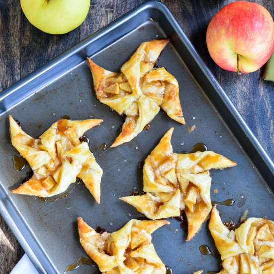 Cream Cheese Caramel Apple Pinwheel