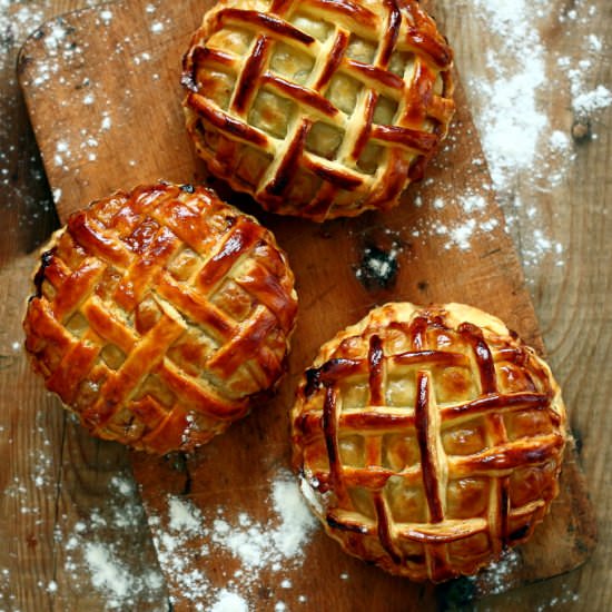 Pies with Camembert and Cranberry