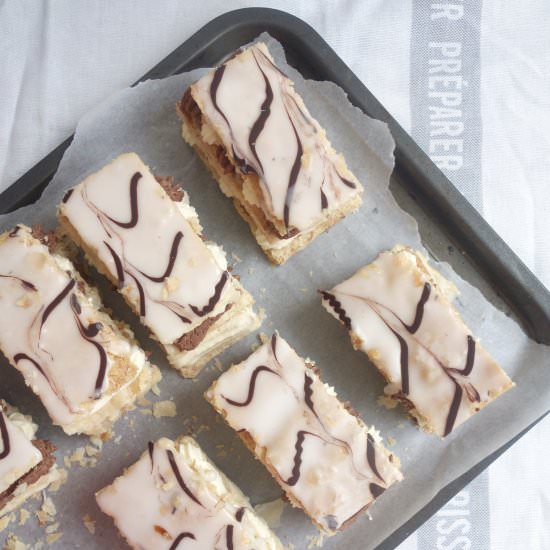 Hazelnut Chocolate Mille Feuille