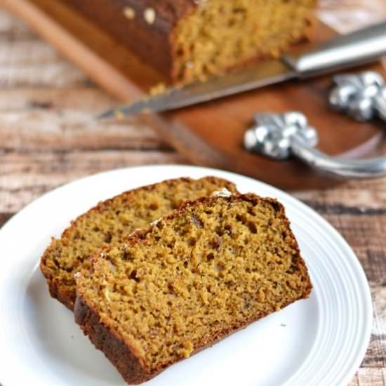 Light Pumpkin Spice Bread