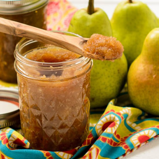 Honey Ginger Pear Butter