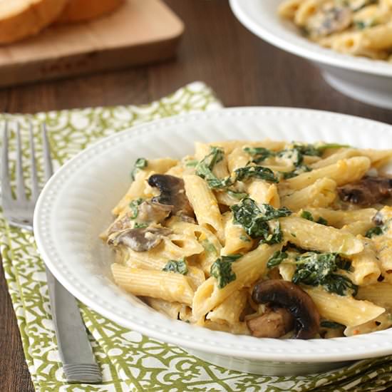 Butternut Squash Penne Alfredo