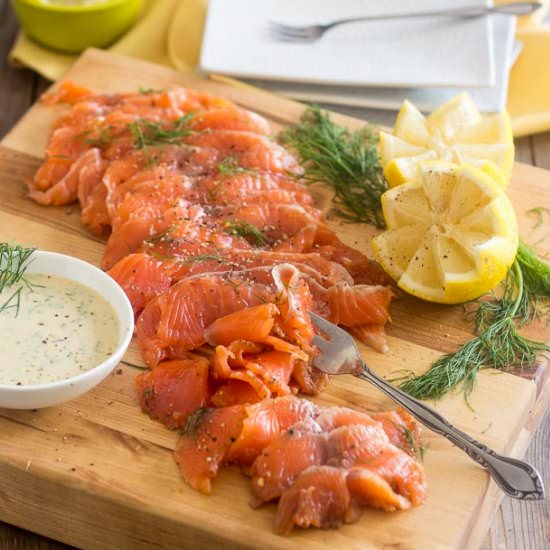 Salmon Gravlax