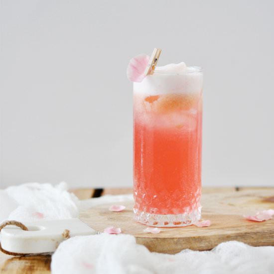 Raspberry Rose Fizz