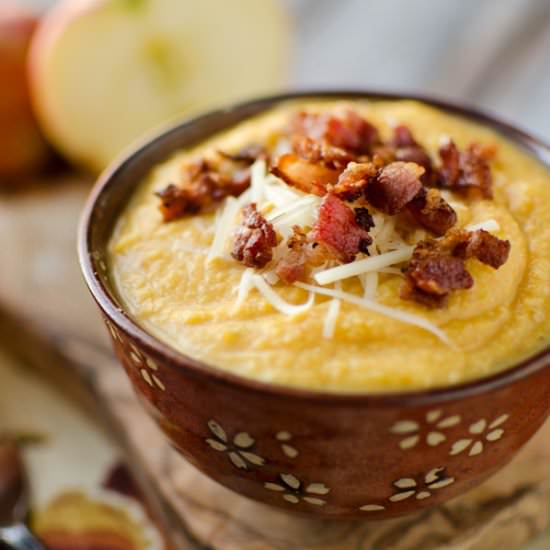 Butternut Squash & Bacon Soup