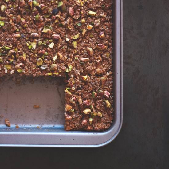 Baked Spiced Broken Spelt