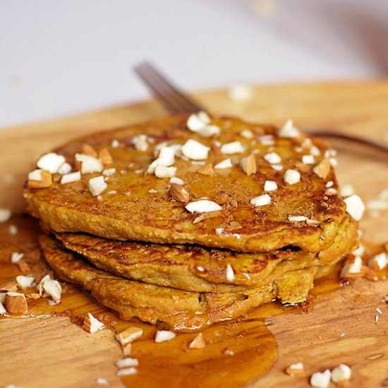 Pumpkin Protein Pancakes
