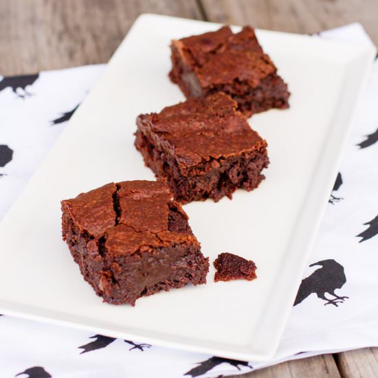 Salted Fudge Brownies