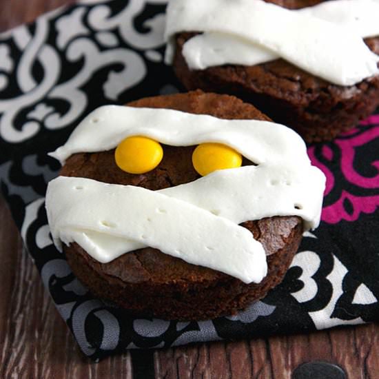 Mummy Brownie Bites