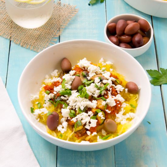 Mediterranean Spaghetti Squash