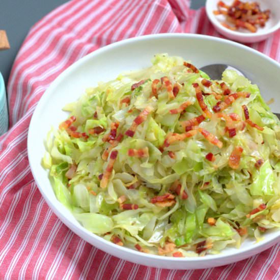 Fried Cabbage with Pancetta