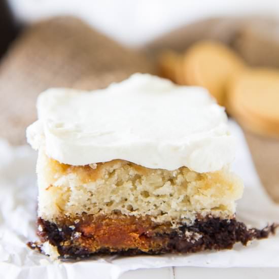 Cake Batter Brownies
