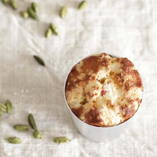 Cardamom and Blueberries Muffins