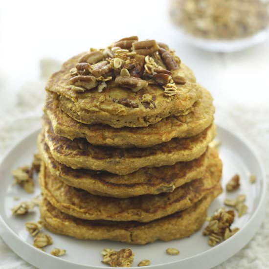 Sweet Potato Pecan Pancakes