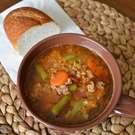 Crock Pot Vegetable Beef Soup