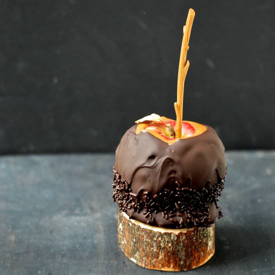 PB Caramel Dark Choc Apples