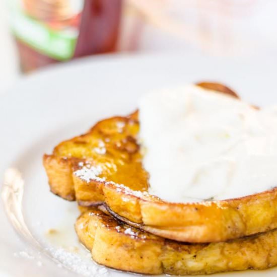 Pumpkin Pie French Toast