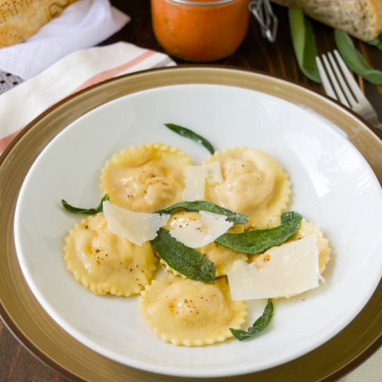 Pumpkin Ricotta Ravioli