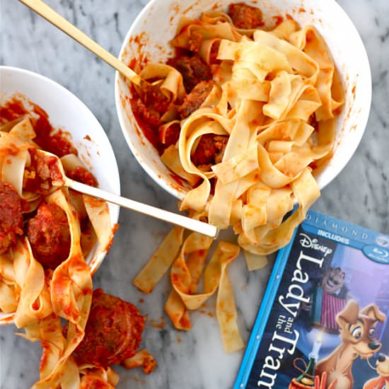 Quick Spaghetti and Meatballs