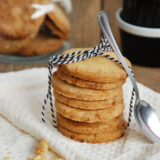 Shortbread Biscuits with Marzipan
