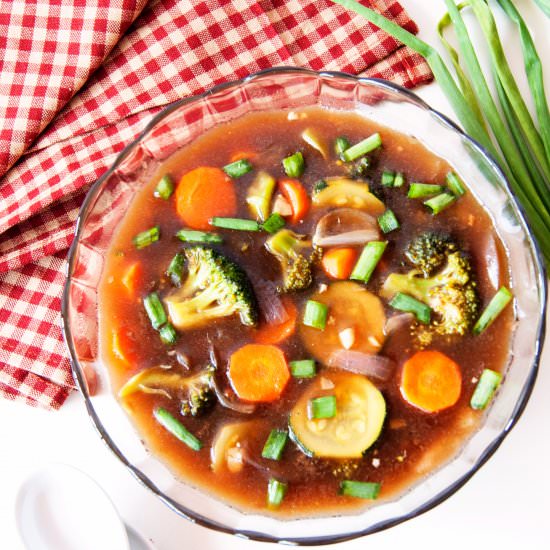 Vegetables in Chilli Garlic Sauce