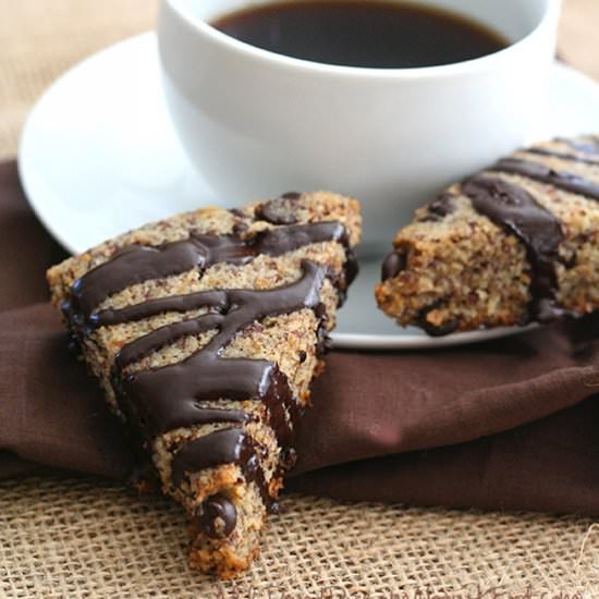 Hazelnut Chocolate Chip Scones