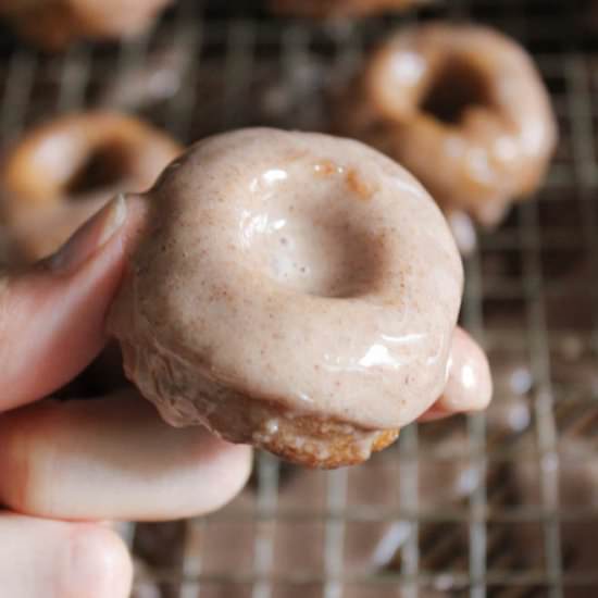 Baked Pumpkin Mini Donuts