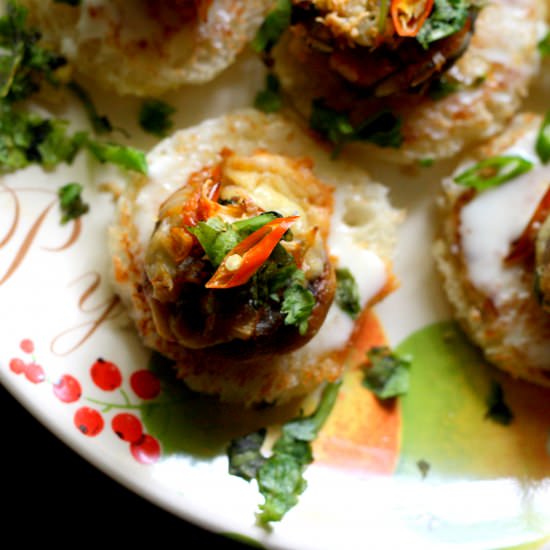 Stuffed Mushroom Canapes