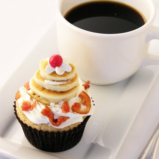 Pancake and Bacon Cupcakes!