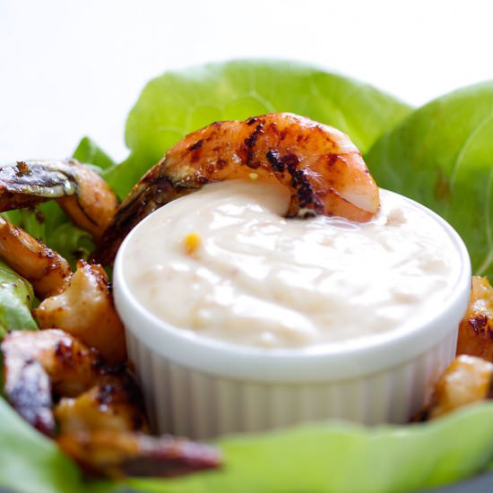 Mango Chipotle Shrimp w/ Yogurt Dip