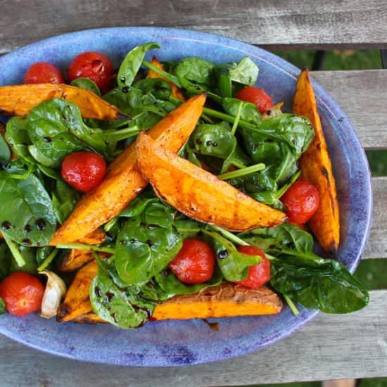 Sweet Potato, Spinach and Tomato