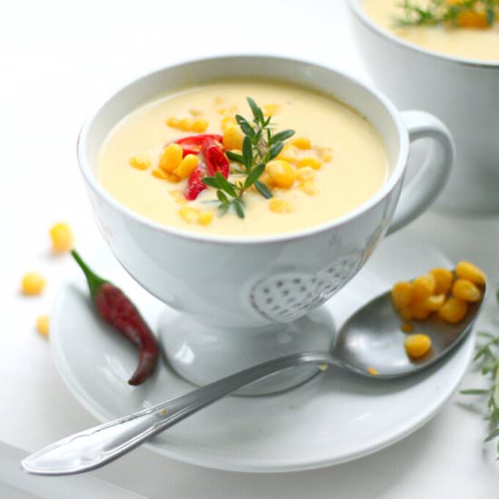Creamy Sweet Corn Soup