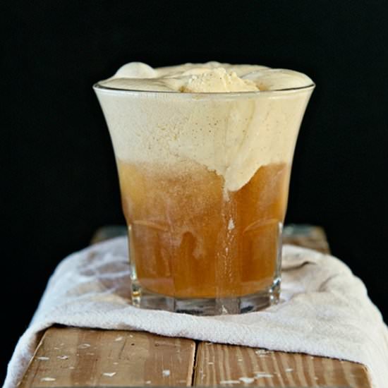 Hard Cider Pumpkin Float