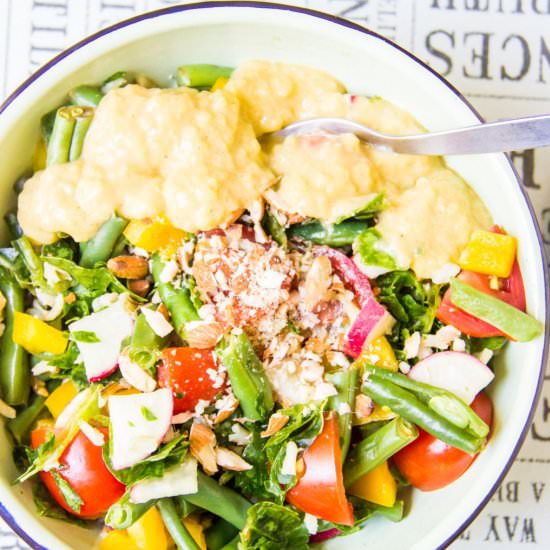 Wild Rice Salad + Avo Dressing