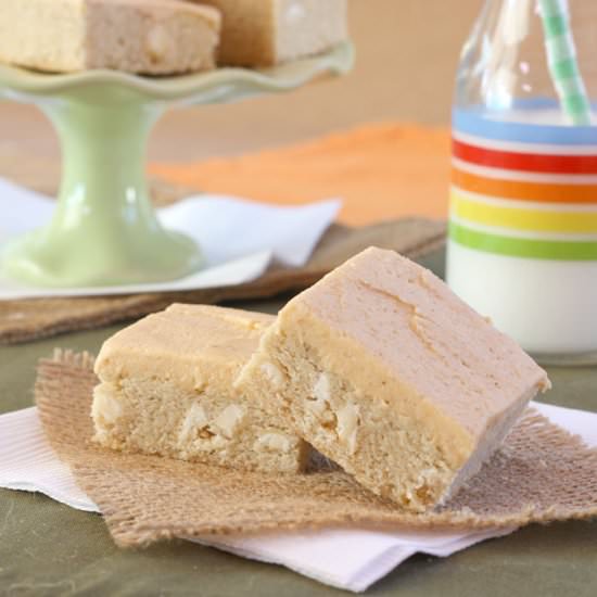 Pumpkin Frosted Sugar Cookie Bars