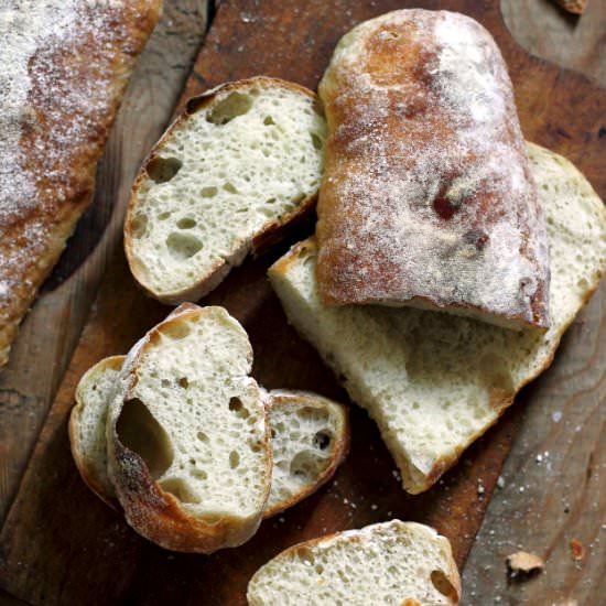 Ciabatta with 90% hydration
