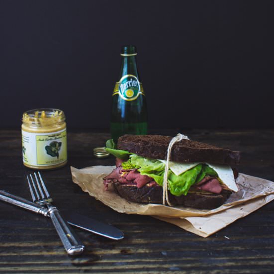 Corned Beef and Pastrami Sandwich