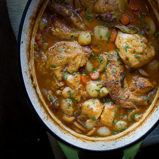 Coq au Vin Blanc