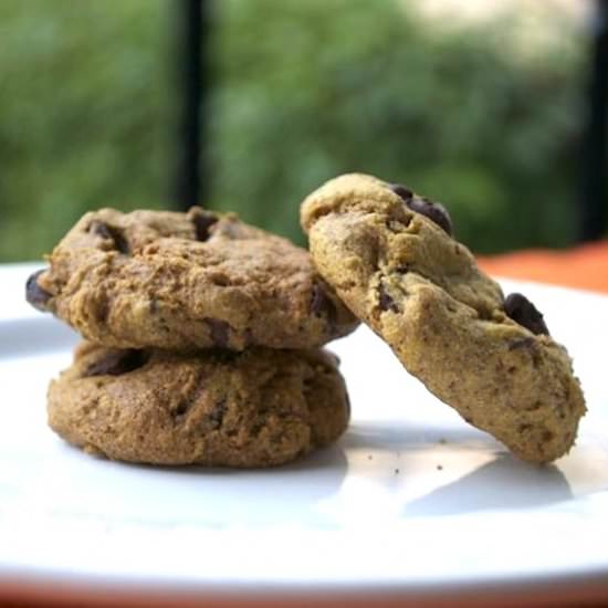 Pumpkin Chocolate Chip Cookies