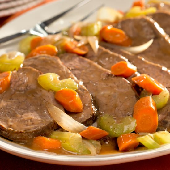 Slow Cooker German Style Pot Roast