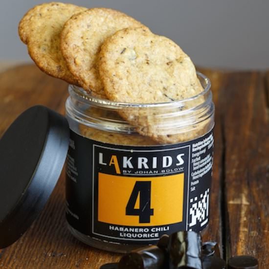 Cookies w habanero chili liquorice