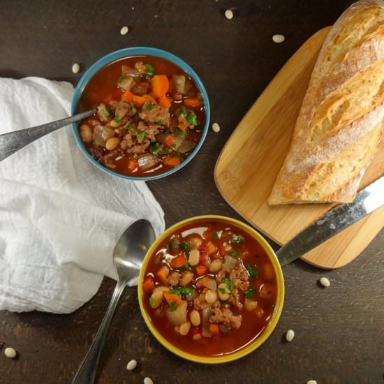 Italian Chicken Sausage & Bean Stew